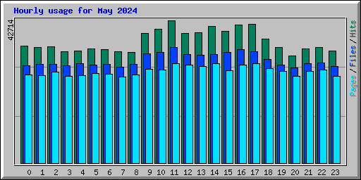 Hourly usage for May 2024
