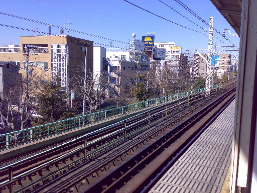 写真:三河島駅から